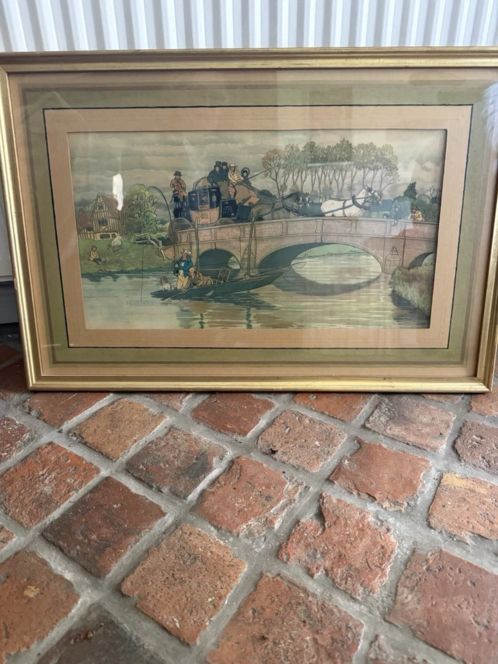 Lithographie Ancienne Harry Eliott (1882/1959) - Photo 2/3