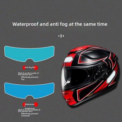 Universal Motorcycle Helmet Anti-fog Patch Multi-functional Film Rain Patch L4Z0 - Picture 2 of 21