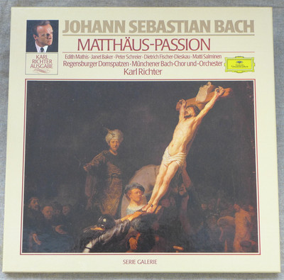 J. S. BACH - MATTHÄUS-PASSION - MÜNCHENER BACH ORCHESTER, KARL RICHTER - 4 LPs