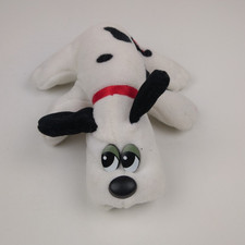 VTG 1986 Tonka Pound Puppies Dalmatian Black  White Spotted Puppy Plush