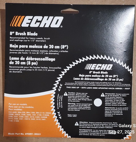 Echo SRM Blade Kit mit Blade 999442-00411 (2509271237 - Bild 8 von 9