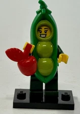 LEGO Peapod Costume Girl Series 20 Pea POD Minifig Minifigure Guy *MINT*