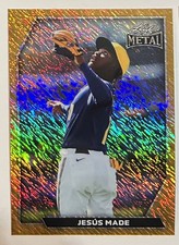 2026 LEAF METAL BASEBALL JESUS MADE #1/1 PRE-PRODUCTION PROOF GOLD SHIMMER