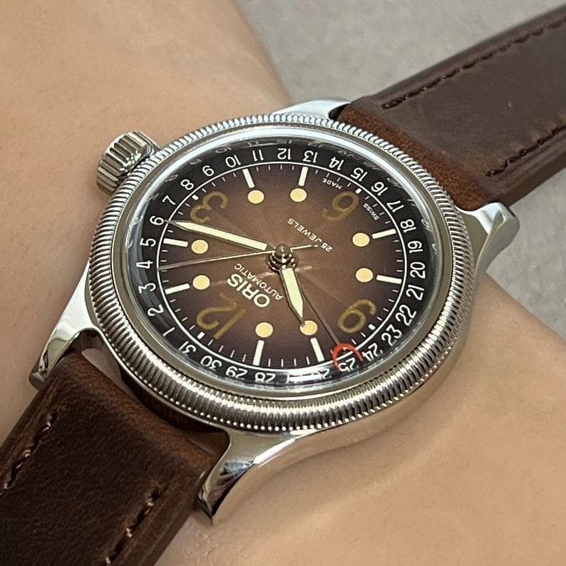 ORIS Big Crown Pointer Date 7463C Brown Dial Auto… - image 5