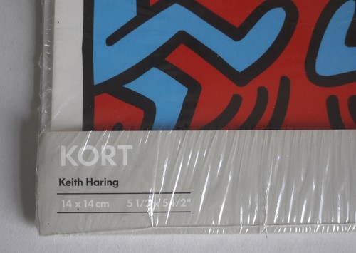 Raro set di 5 CARTE IKEA KEITH HARING vintage 2003 con buste NYC art SIGILLATO - Foto 4 di 4