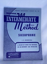Rubank Intermediate Method SAXOPHONE J.E. Skornicka HL04470200