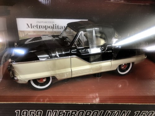 Highway 61 1959 Metropolitan 1500 convertible nuevo en caja. Blanco y negro 1:18 - Imagen 3 de 4