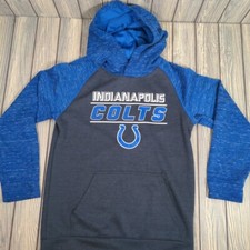 Indianapolis Colts NFL Youth XL 16/18 Hoodie Sweatshirt Blue Gray