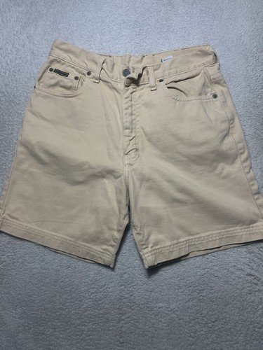 VTG 90s CALVIN KLEIN JEANS Shorts DenimnMom USA Cotton Sz 10 OVERDYE/STONEWASH - Picture 7 of 23
