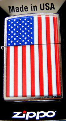 ZIPPO Feuerzeug Patriotic Flag Design USA United States 60004281 Neu &OVP