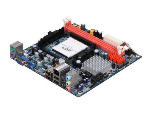 Zotac GF6100-E-E NVIDIA nForce 430 Socket AM3/AM2/AM2+ Mini ITX Motherboard - Picture 2 of 4