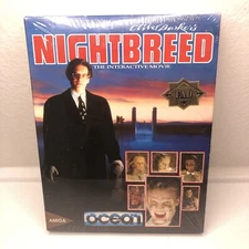 NIGHT BREED SEALED NEW Commodore Amiga Ocean Clive Barkers Game VTG Big box PC