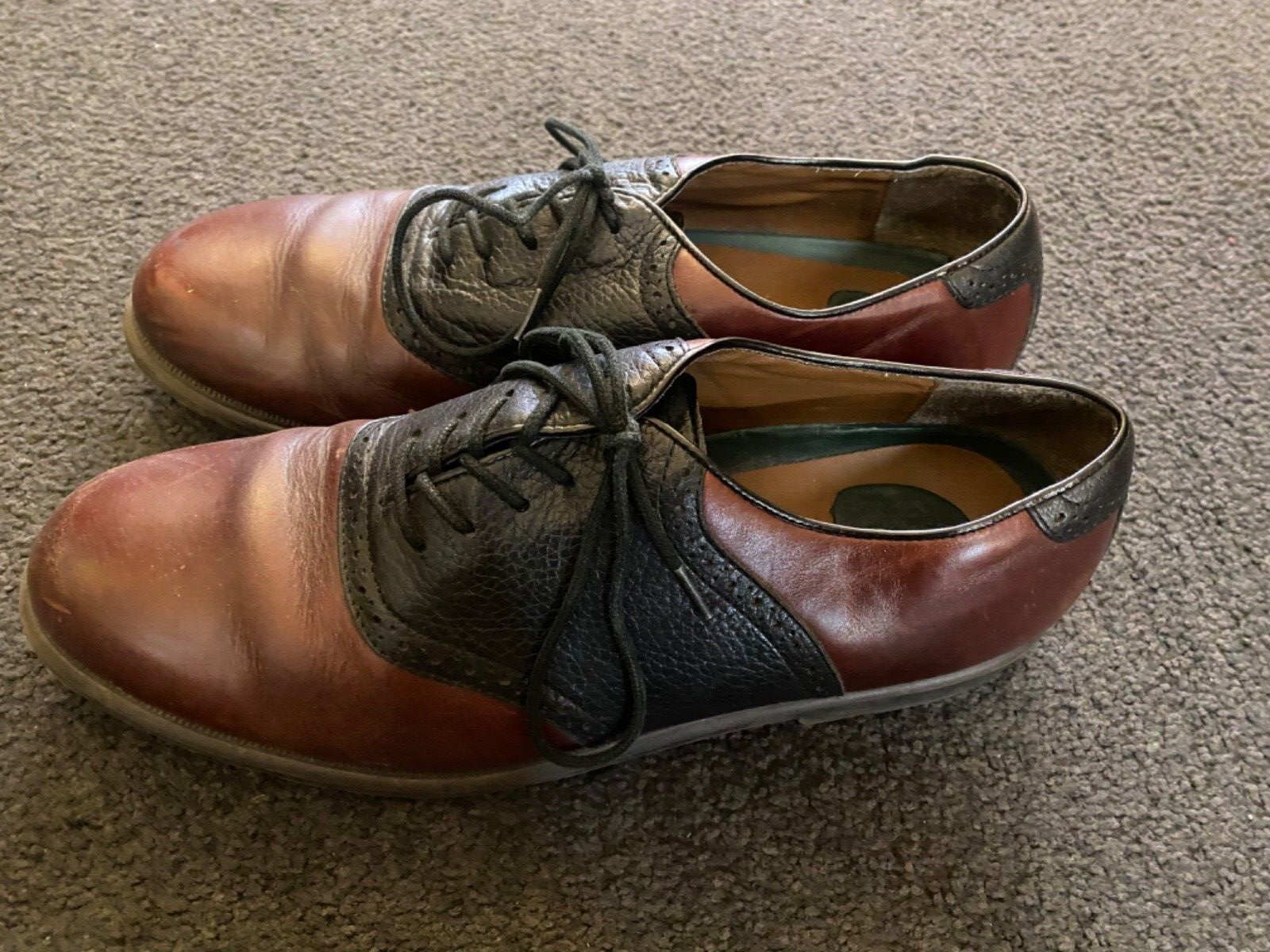SAOLA Scarpe eleganti Dockers uomo Oxford traforate in vera pelle stringate 12M così come sono