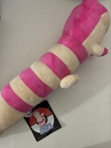Pokemon Shiny Furret 20" Largo Posable Rosa Peluche Centro Monstruo Juego Freak - Imagen 2 de 5