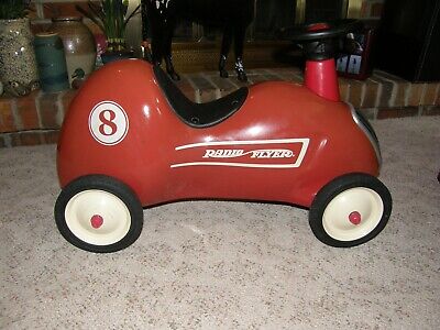 3540) VNTG RADIO FLYER #8 LITTLE RED ROADSTER ONE RIDER PUSH 3540) VNTG RADIO FLYER #8 LITTLE RED ROADSTER ONE RIDER PUSH