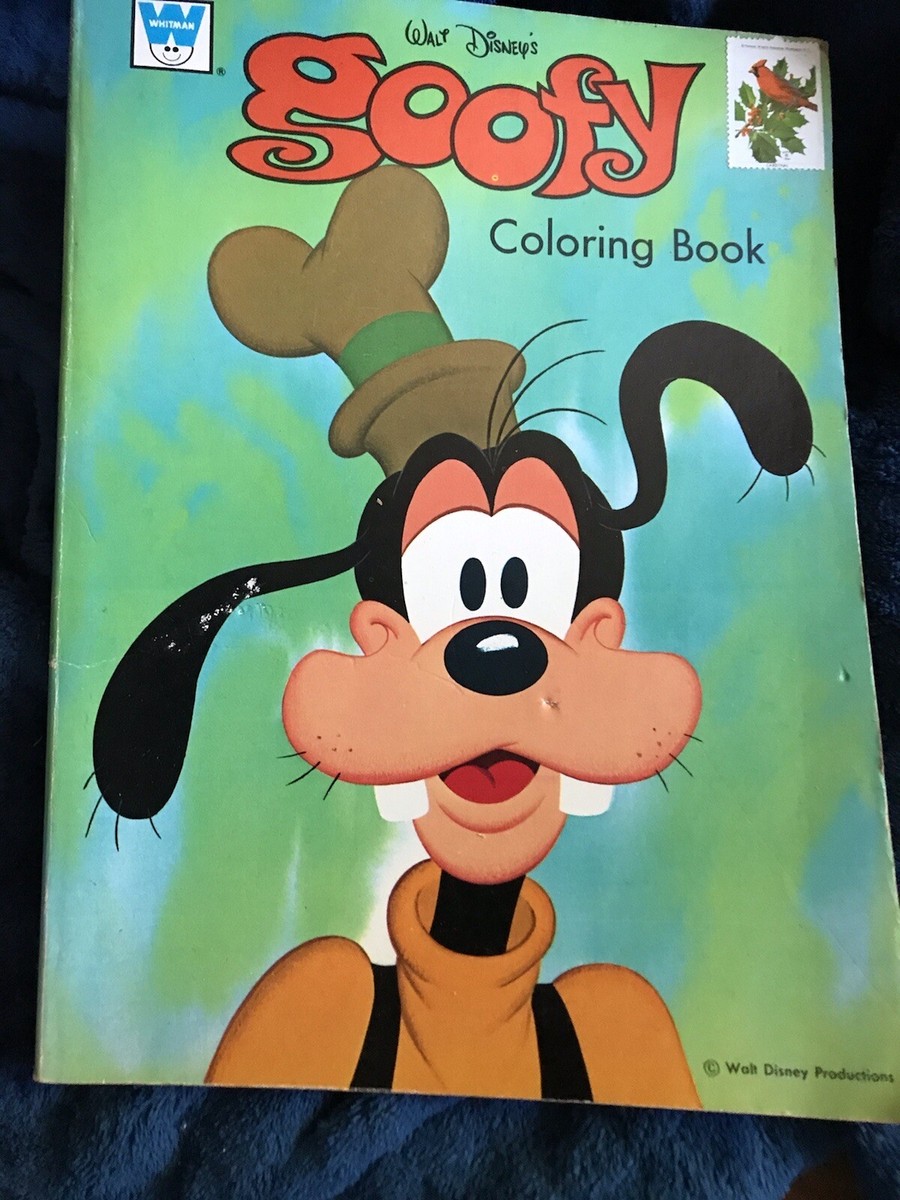 WALT DISNEY'S GOOFYcoloring bookアメリカの古書