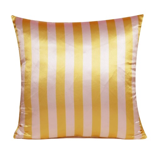 Home Decor Cushion Case Satin Pillowcase with Zipper Throw Pillow Cover Set of 2 - Picture 19 of 21