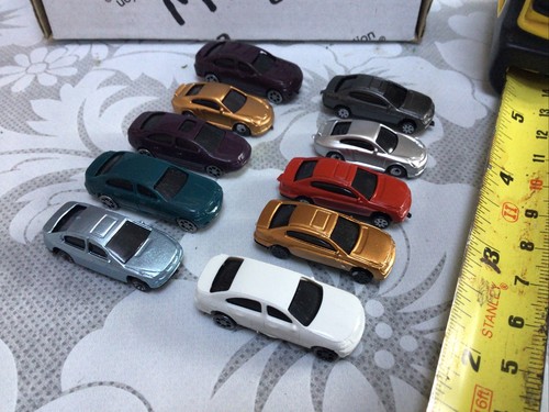 10 Pcs Painted Model Cars model railway Scenery detail Layout Scale N 1:150 - Picture 7 of 7