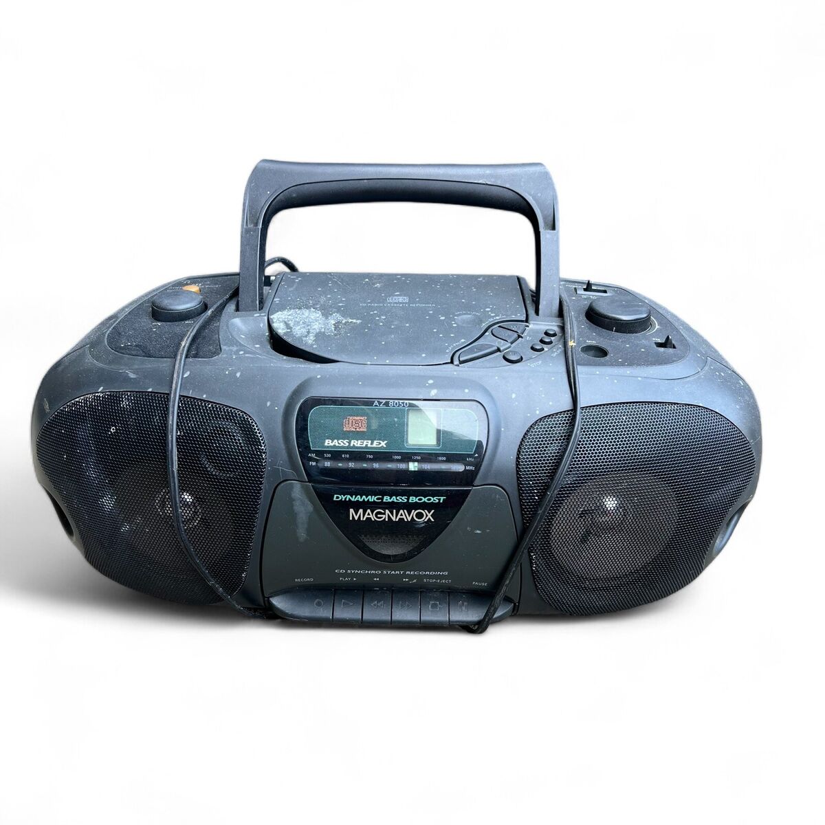 Magnavox AZ 8050 Dynamic Bass Boost CD Cassette Boom Box Magnavox AZ 8050 Dynamic Bass Boost CD Cassette Boom Box