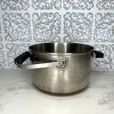 Copper Bottom Stock Pot Vintage Maid Of Honor Sears & Roebuck + Lid 3 Qt