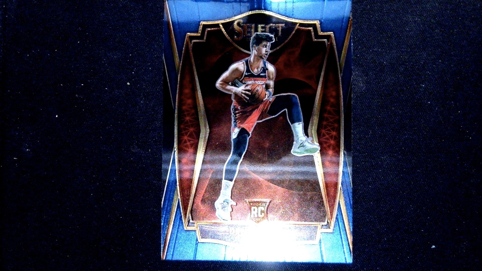 2020-21 Panini Select - Premier Level Blue Prizm #180 Deni Avdija (RC)