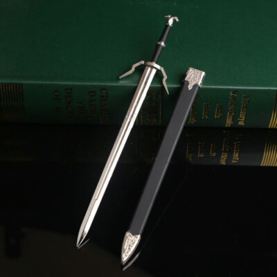 1/6 8.66'' Medieval Long Sword With Scabbard Fr Witcher 12'' Action Figure Doll