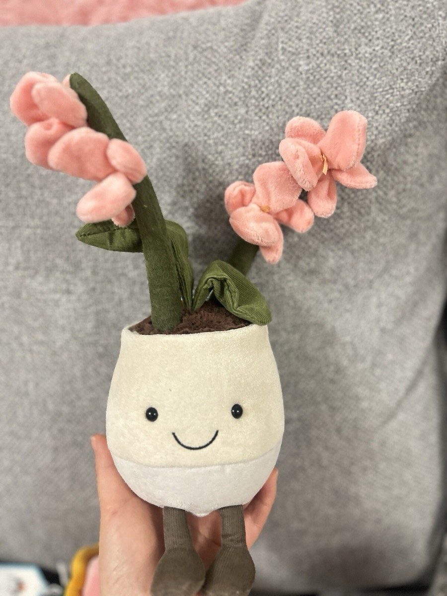 Jellycat Amuseables Pink Orchid new | eBay UK