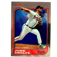 John Smoltz 1997 Bowman Chrome Card #41 MLB Atlanta Braves