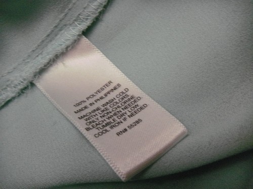 Express The Portofino Shirt Women XS Mint Collared V-Neck Long Roll Up Sleeve - Picture 3 of 11
