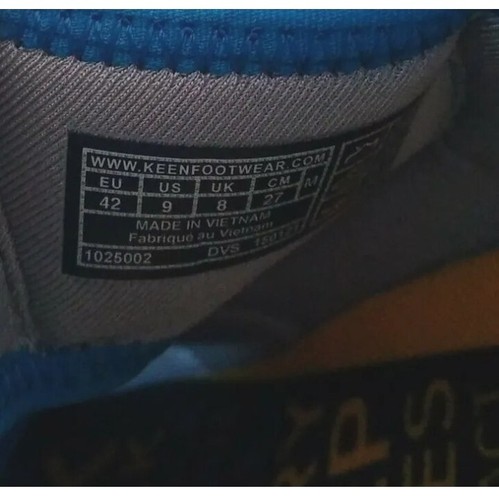 Sandalia de Senderismo Keen Zerraport Trail Gris Azul Rojo Para Hombre Talla 9 🆕  - Imagen 5 de 6