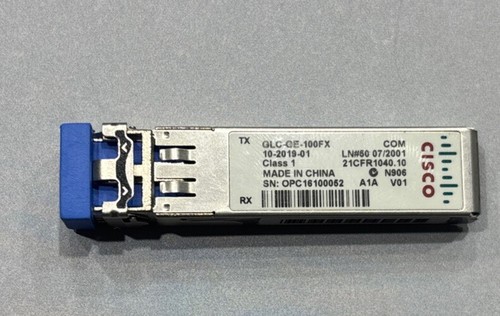 Genuine Cisco GLC-GE-100FX 10-2019-01 100Base-FX SFP GBIC Transceiver Module