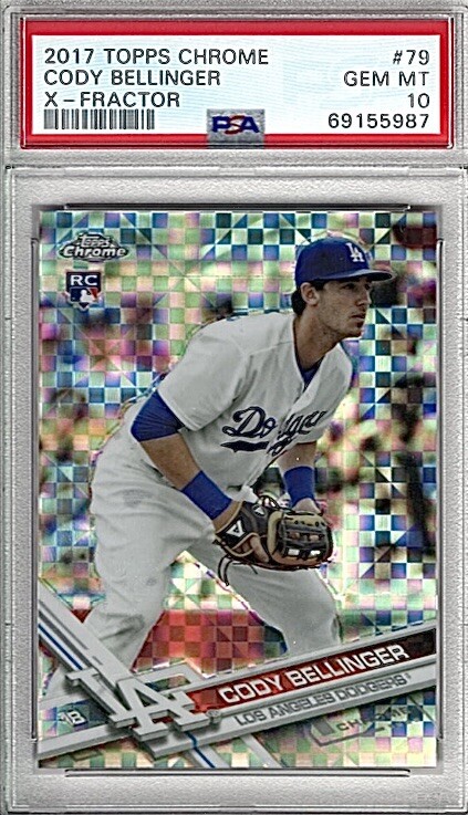 Cody Bellinger 2017 Topps Chrome X-Fractor #79 PSA 10 GEM MINT