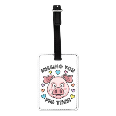 Gift Base You Pig Time Gepäckanhänger Aus Kunstleder Valentinstag Freundin