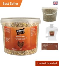 5L Mixed Corn Poultry Feed - Perfect Energy Source & Healthy Chicken Treats