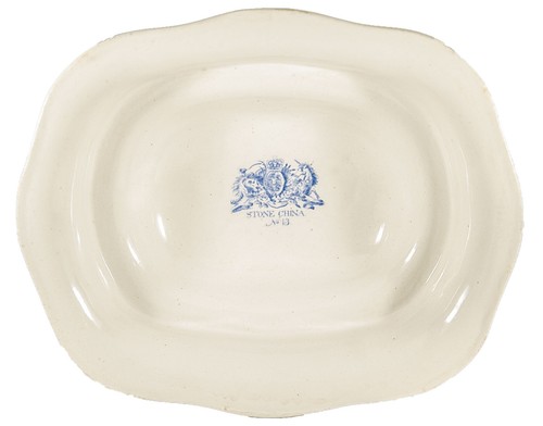 Hicks & Meigh C1815 No 13 Imari Blue Royal Arms Red Painter Mark Covered Platter - Picture 9 of 9