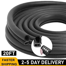 20ft Auto Rubber Seal Trim Door Window Lock Trunk Hood Edge Weather Strip Trip