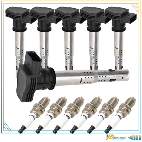 6 Ignition Coil & Spark For Volkswagen Eos 2.0L 2007-2016 Audi TT 2.0L 2008-2013 - Picture 2 of 10