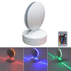 15W RGB LED Outdoor Indoor Wall Lamp Fixture 360°Circle Light Remote Control Rim
