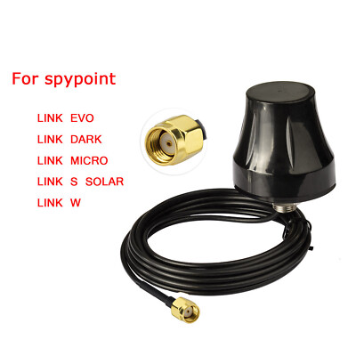 Long-Range 4G LTE Cellular Antenna For SPYPOINT Link-EVO Micro Trail Camera 10ft