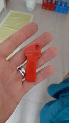 Argenta Il Gusto Col Sorriso Ukey Rossa Open Key A B Ebay