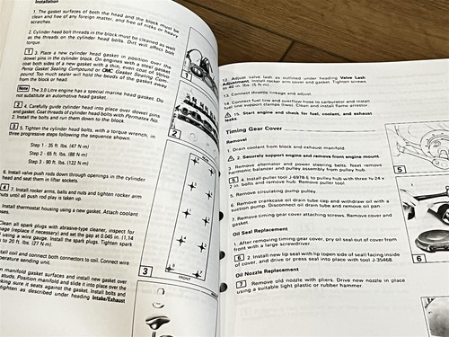 Volvo Penta 1999 "WT" componentes del motor manual de taller/servicio - Imagen 3 de 6