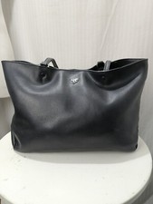 Articolo e2499 borsa donna Piero Guidi nera in pelle, base 10x40cm, altezza 27cm