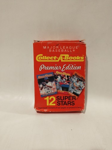 1990 Collect-A-Books Baseball Factory Set #1 * Set completo vintage in scatola! - Foto 2 di 10