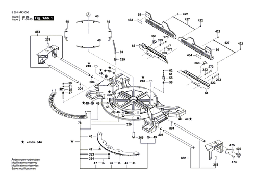 New Genuine Bosch 1609B05025 Lower guard - Picture 2 of 6