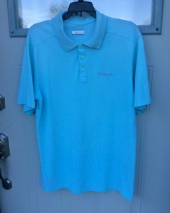 columbia blue polo shirts