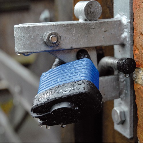 Draper 64178 54mm Weatherproof Outdoor Shed Laminated Steel Padlock & 2 Keys - Picture 3 of 3