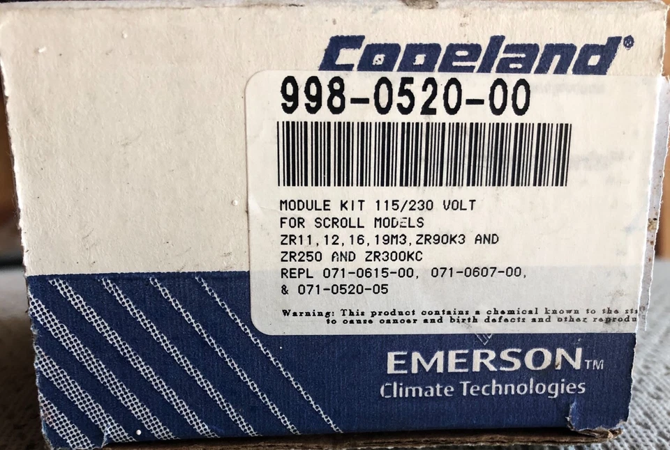 COPELAND 998-0520-04 OEM MOTOR MODULE 24V 60HZ - Image 2 of 2