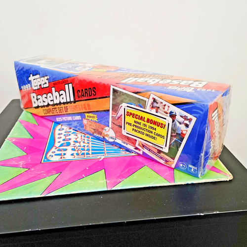 Lotto scatole da baseball MLB vintage anni 90 vintage mai aperte sigillate in fabbrica Topps Fleer Score - Foto 2 di 20