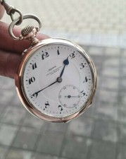 Alpina Taschenuhr Union Horlogère Georg  Grundler Uhrwerk Lilie-Anker um 1910