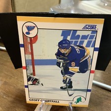 1990-91 (HKY) Score Rookie Traded #5T Geoff Courtnall